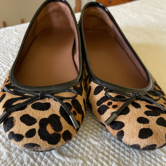 EUC Donald J. Pliner Genuine Calf Hair Leopard Print Driving Moccasins Size 8.5 - Picture 1 of 7